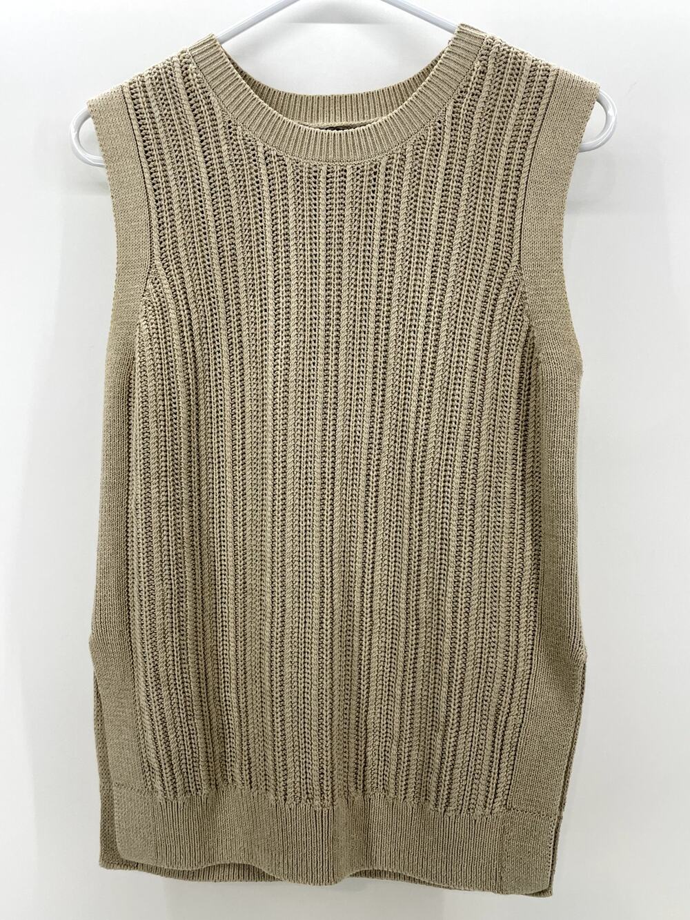 Banana Republic Womens Sleeveless Sweater Top XS Cream